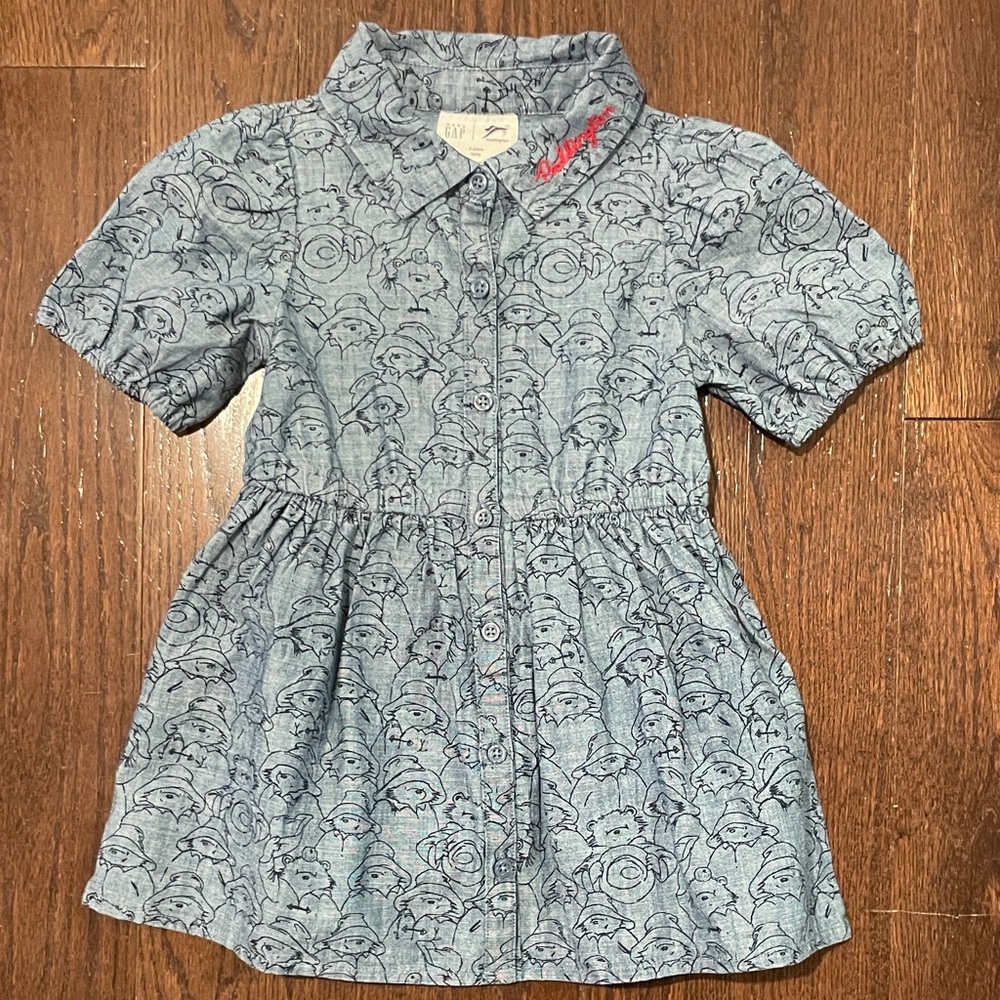 New Gap x Paddington dress Size 2T